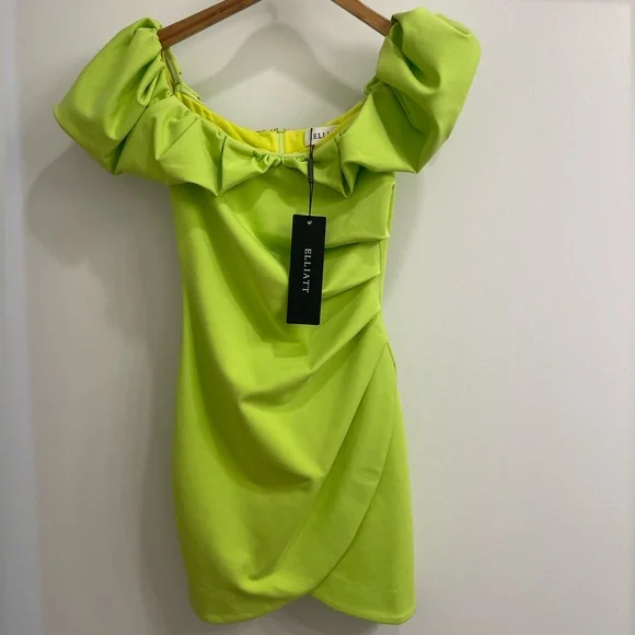 Elliatt | Dresses | Mini Dress Still With Tag Lime Green | Poshmark